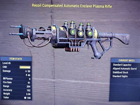 Fallout 76 enclave plasma rifle - Yup. Then we’ll have 30 posts a day asking why they aren’t performing like XYZ. It’s slightly better than the regular plasma rifle so now that it can be legendary crafted, YouTubers have made videos about it, so now it’s flavour of the month. With the Flamer Barrel, it’s one of the best weapons in the game now.